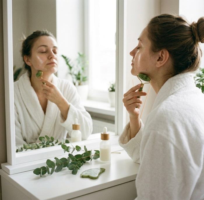 Apres Lissez, drainez et revelez l eclat naturel du visage